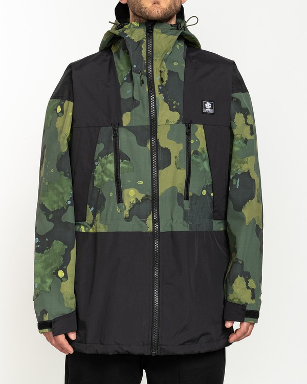 1 Future Nature Koto - Packable Water-Resistant Jacket for Men Green U1JKA7ELF0 Element