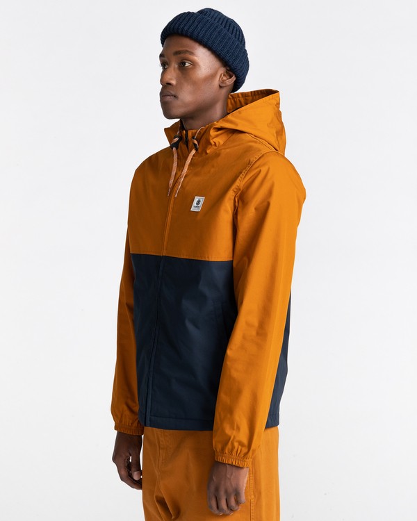 2 Wolfeboro Alder Two Tones - Water-Resistant Jacket for Men Brown U1JKC4ELF0 Element