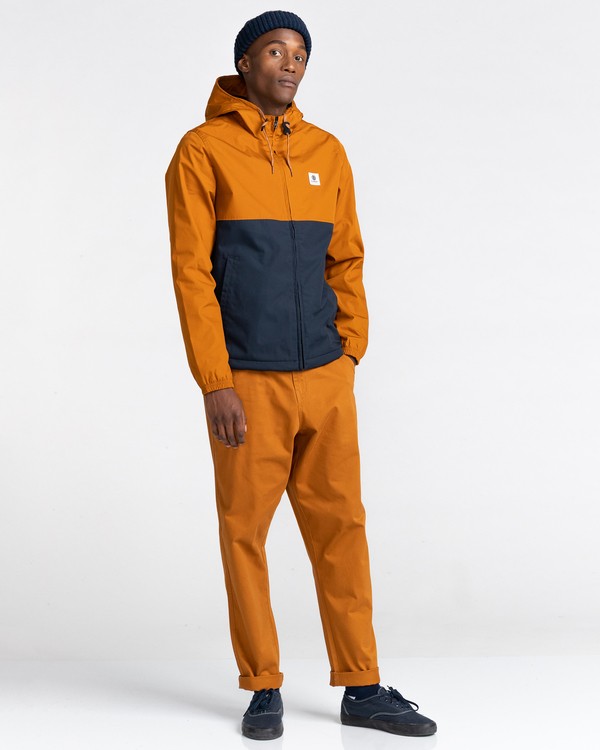 6 Wolfeboro Alder Two Tones - Water-Resistant Jacket for Men Brown U1JKC4ELF0 Element