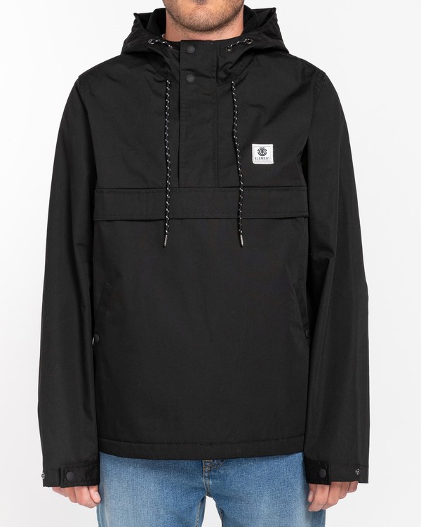 1 Wolfeboro Barrow - Water-Resistant Jacket for Men Black U1JKC5ELF0 Element