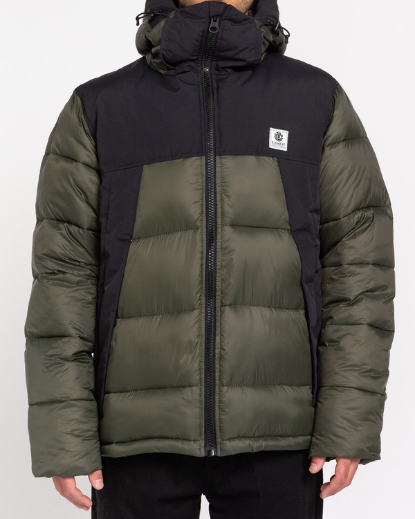 1 Wolfeboro Dulcey - Water-Resistant Jacket for Men Green U1JKD6ELF0 Element