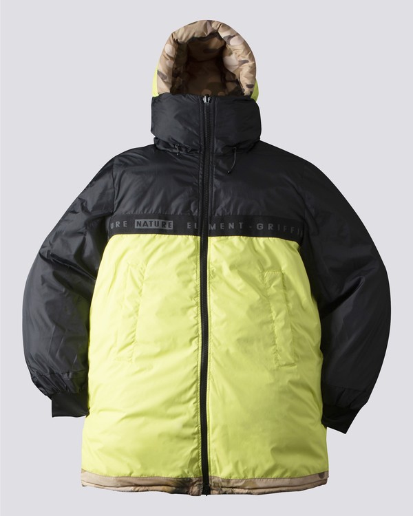 0 Griffin Ascent - Parka double face e impermeabile da Uomo  U1JKE4ELF0 Element