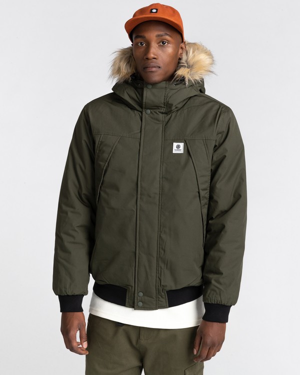 2 Wolfeboro Dulcey Explorer - Water-Resistant Jacket for Men Green U1JKF5ELF0 Element