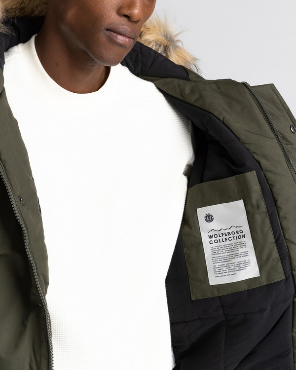 6 Wolfeboro Dulcey Explorer - Water-Resistant Jacket for Men Green U1JKF5ELF0 Element