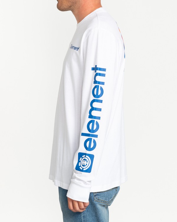3 Joint - Long Sleeve T-Shirt White U1LSA6ELF0 Element