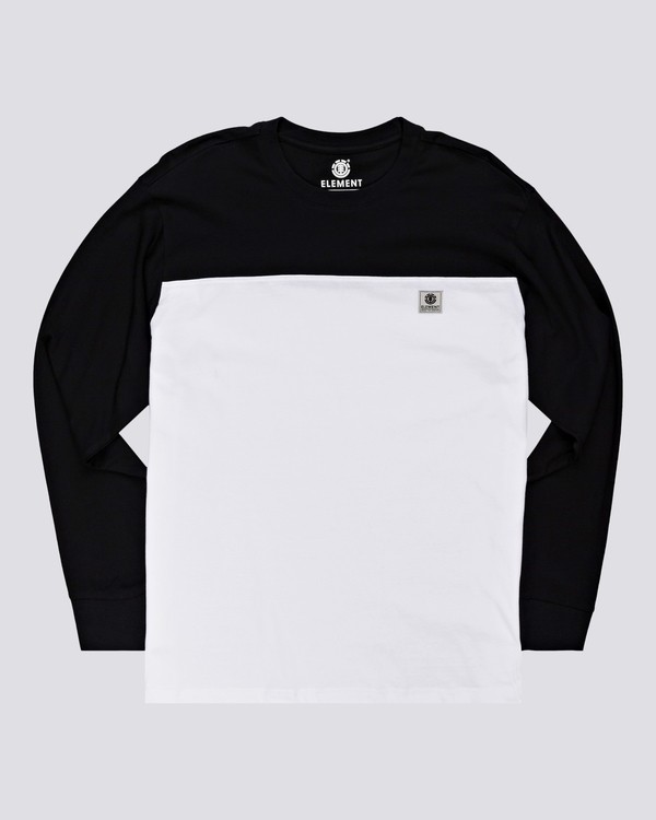 0 Basic Baseball - Longsleeve für Männer Schwarz U1LSB9ELF0 Element