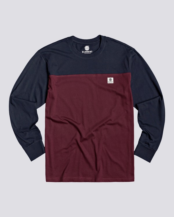 0 Basic Baseball - Longsleeve für Männer  U1LSB9ELF0 Element