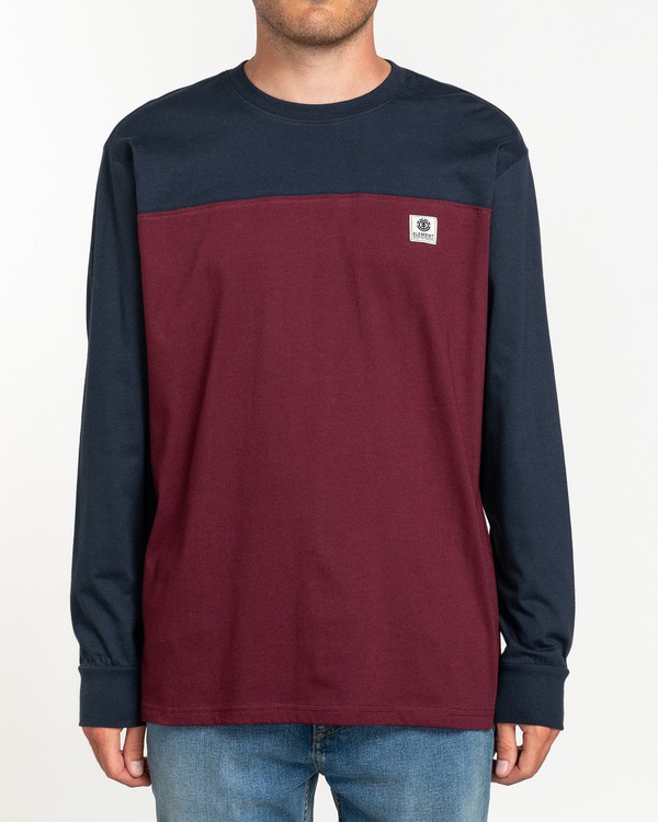 1 Basic Baseball - Longsleeve für Männer  U1LSB9ELF0 Element