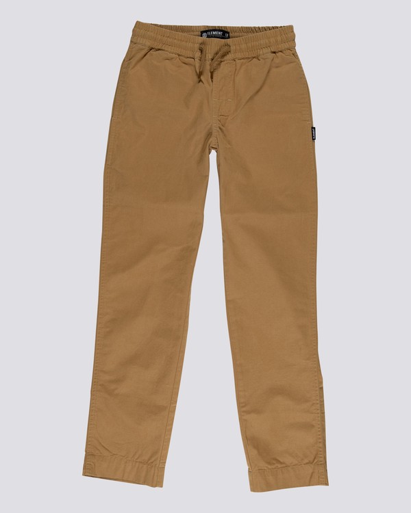 0 Chillin' - Pantaloni elasticizzati da Uomo Beige U1PTA7ELF0 Element