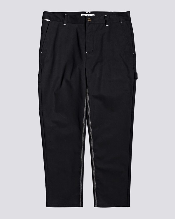 0 Highwater Work - Cropped Trousers for Men Black U1PTB8ELF0 Element