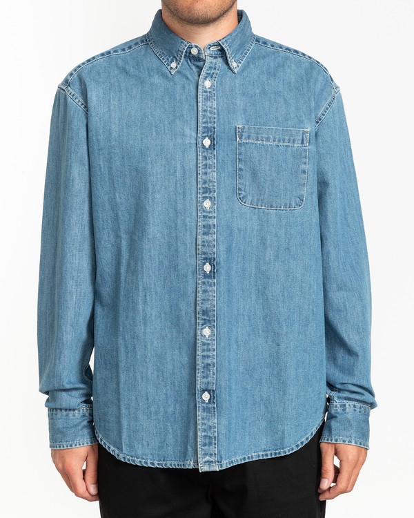 1 Bold - Denim Shirt for Men  U1SHA9ELF0 Element