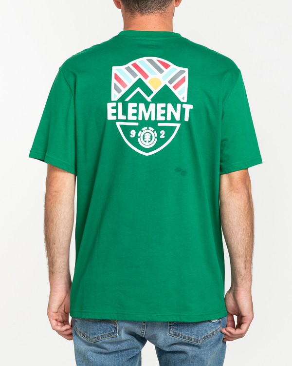 2 Beaming - T-Shirt for Men Green U1SSA7ELF0 Element
