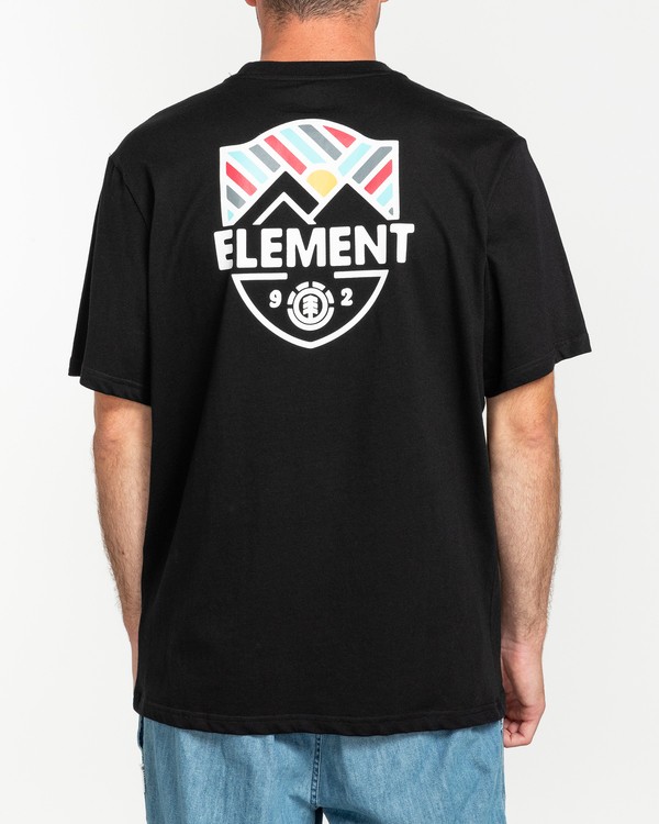 2 Beaming - T-Shirt for Men Black U1SSA7ELF0 Element