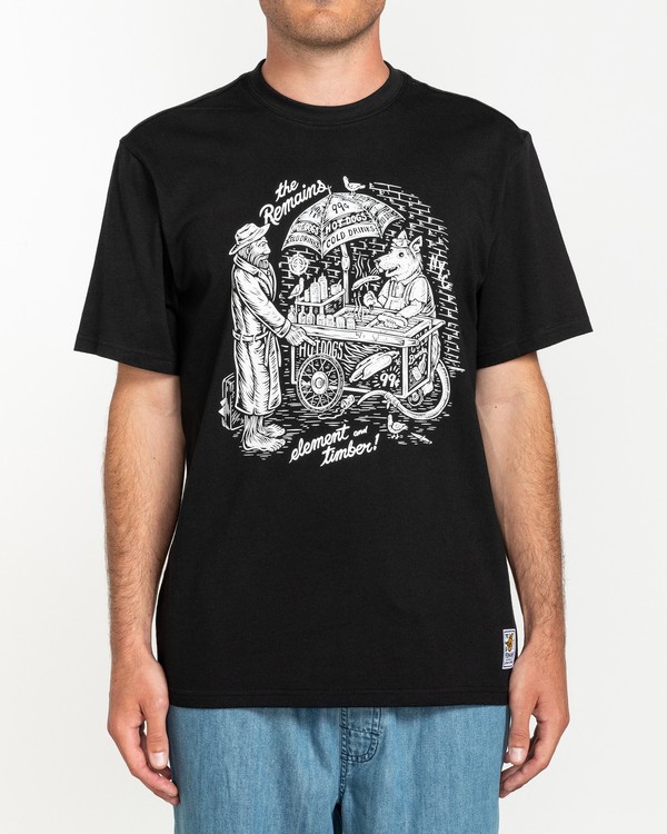 1 Timber! The Remains News Man - T-Shirt for Men  U1SSH3ELF0 Element
