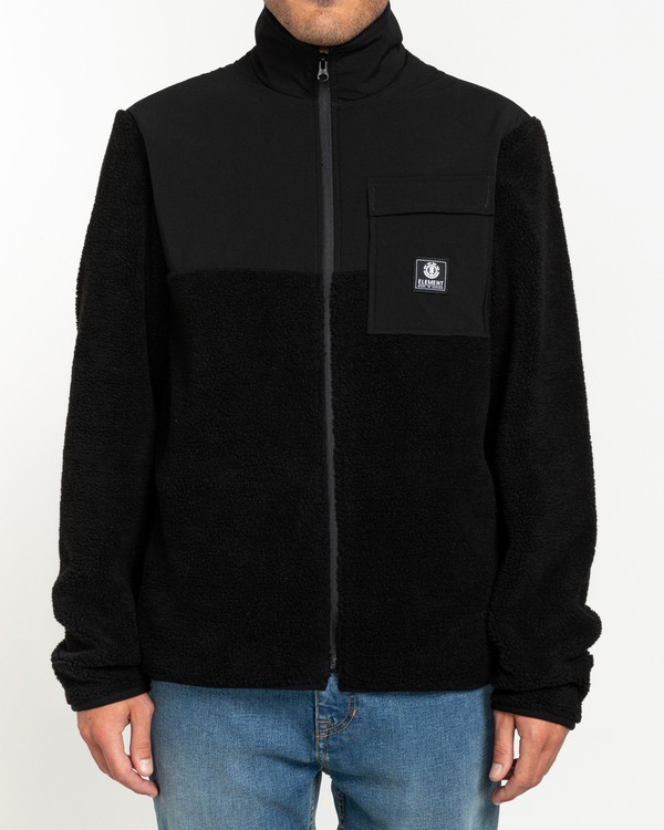 1 Wolfeboro Abenaki - Zip-Up Hoodie for Men Black U1WAB4ELF0 Element