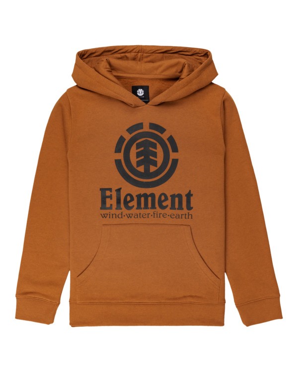 0 Vertical - Sweat à capuche pour Garçon Marron U2HOA6ELF0 Element