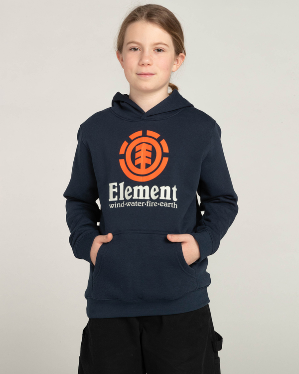 2 Vertical - Kapuzenpullover für Jungen Grau U2HOA6ELF0 Element
