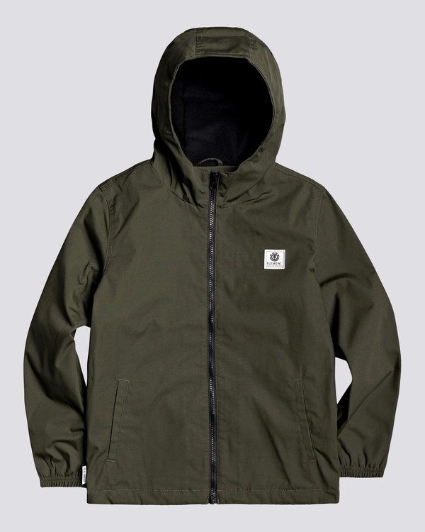 0 Wolfeboro Alder - Water-Resistant Jacket for Boys Green U2JKA4ELF0 Element