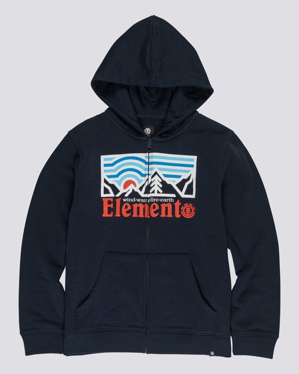 0 Wander - Zip-Up Hoodie for Boys  U2ZHA2ELF0 Element