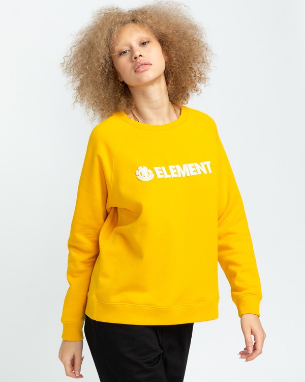1 Logic - Sweatshirt for Women Yellow U3CRA2ELF0 Element