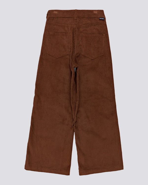 1 Gresham - High Waist Trousers for Women Brown U3PTA6ELF0 Element