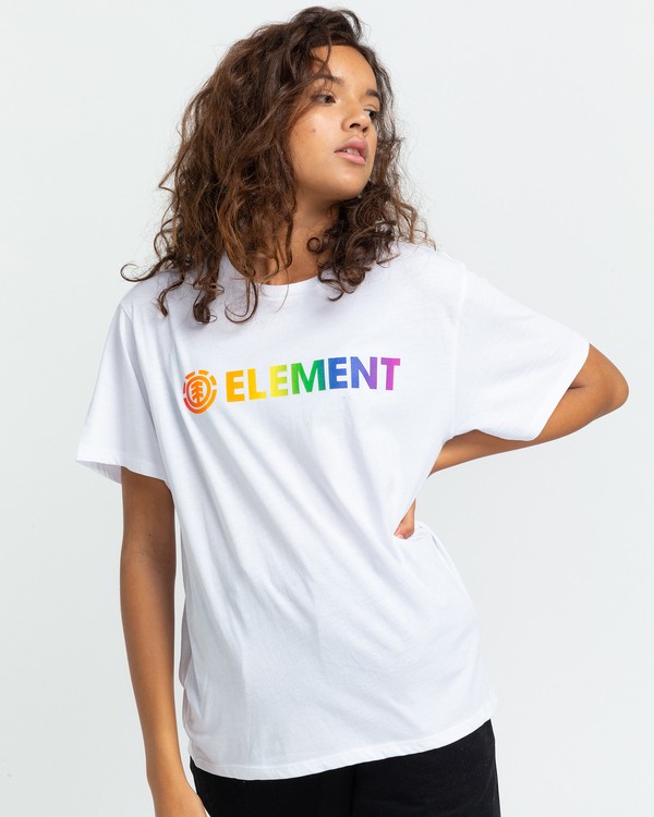 0 Element Logo - T-Shirt for Women Multi U3SSB1ELF0 Element