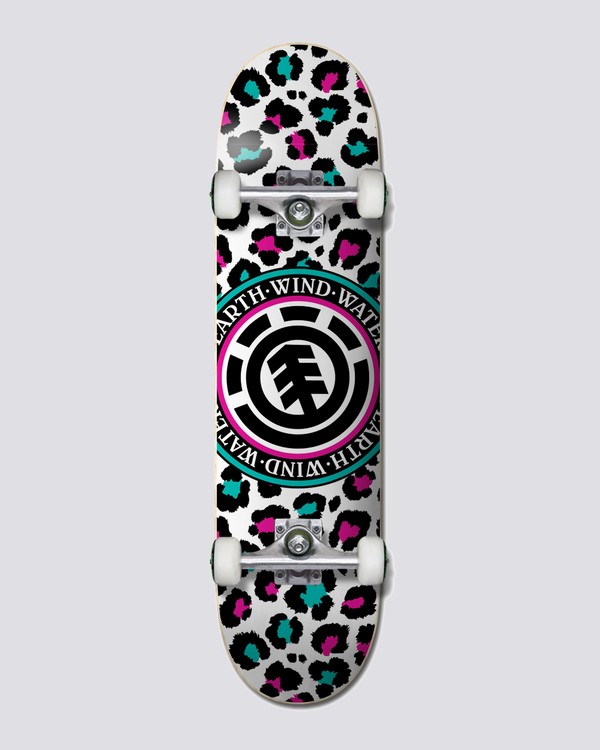 0 7.7" Leopard Party - Skate completo Negro U4CPA7ELF0 Element