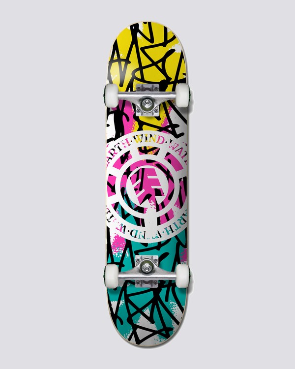 0 7.7" Graf Seal - Skateboard Noir U4CPA9ELF0 Element