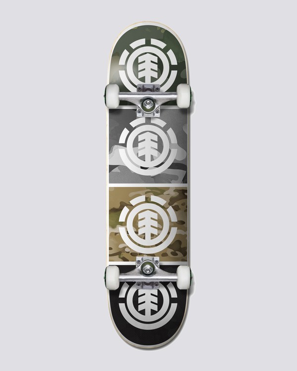 0 8" Camo Quadrant - Skateboard Schwarz U4CPB5ELF0 Element
