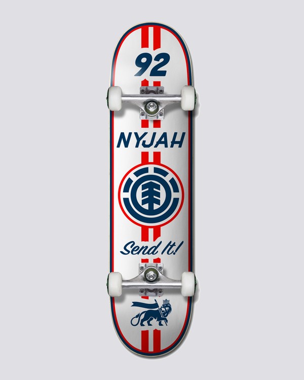 0 7.75" Nyjah Racing - Skateboard Black U4CPC1ELF0 Element