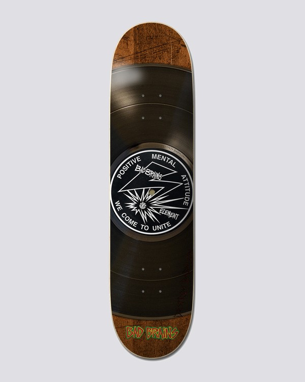 0 Bad Brains 8.25" Bad Brains Selector - Skateboard Deck Multi U4DCC1ELF0 Element