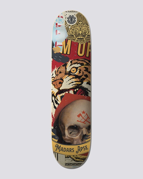 0 8.25" Low Earth Orbit Madars - Tabla de Skate Negro U4DCD1ELF0 Element
