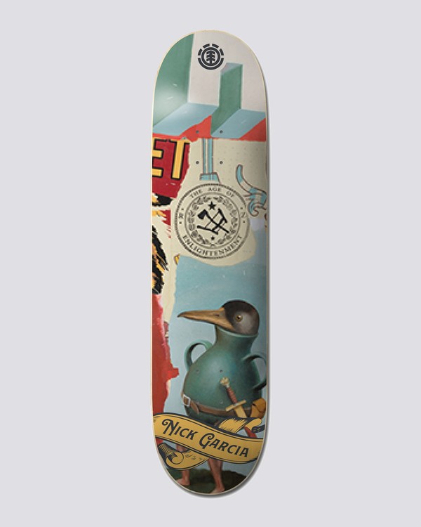 0 8.25" Low Earth Orbit Garcia - Tabla de Skate Negro U4DCD3ELF0 Element