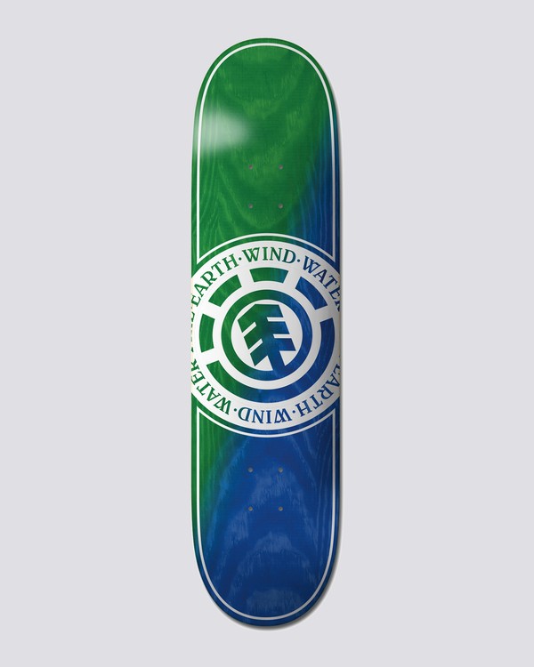 0 8.38" Seal Green Blue - Skateboard Deck Black U4DCE3ELF0 Element