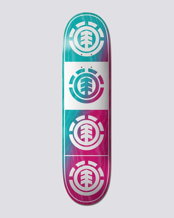 0 7.75" Quadrant Teal Pink - Tabla de Skate Negro U4DCE4ELF0 Element
