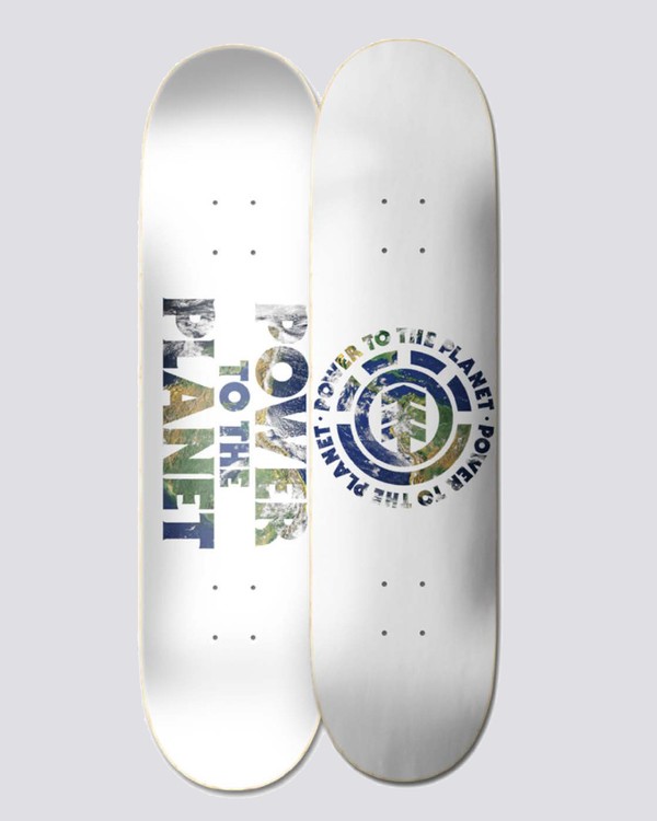 0 Power To The Planet 8" Seal - Skateboard-Deck Unisex Schwarz U4DCJ5ELF0 Element