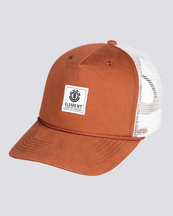 0 Wolfeboro Bark - Cappellino Trucker Unisex Brown U5CTA6ELF0 Element