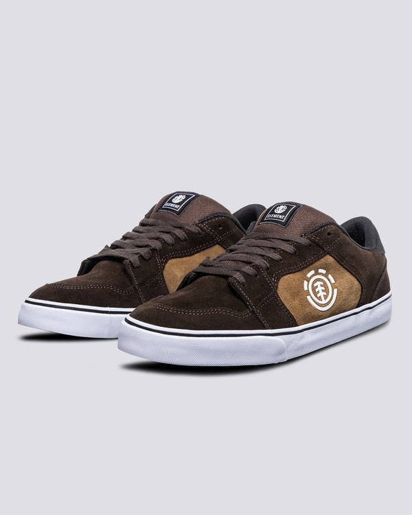 1 Heatley - Zapatos orgánicos y reciclados para Hombre Marron U6HEA101 Element