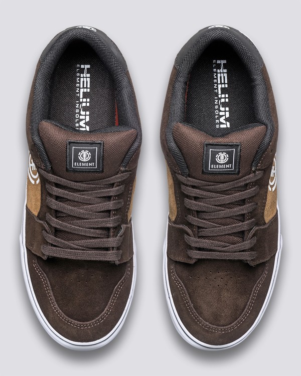 3 Heatley - Zapatos orgánicos y reciclados para Hombre Marron U6HEA101 Element
