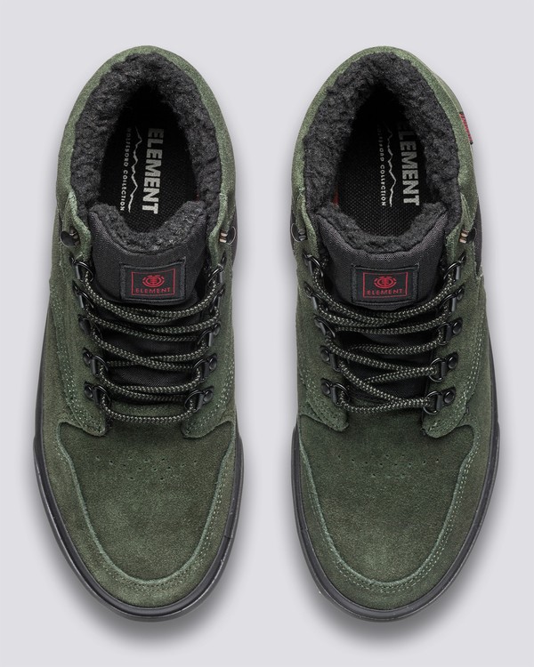 3 Wolfeboro Topaz C3 - Recycelte Bio-Mid-Top Schuhe für Männer Grün U6TM3101 Element
