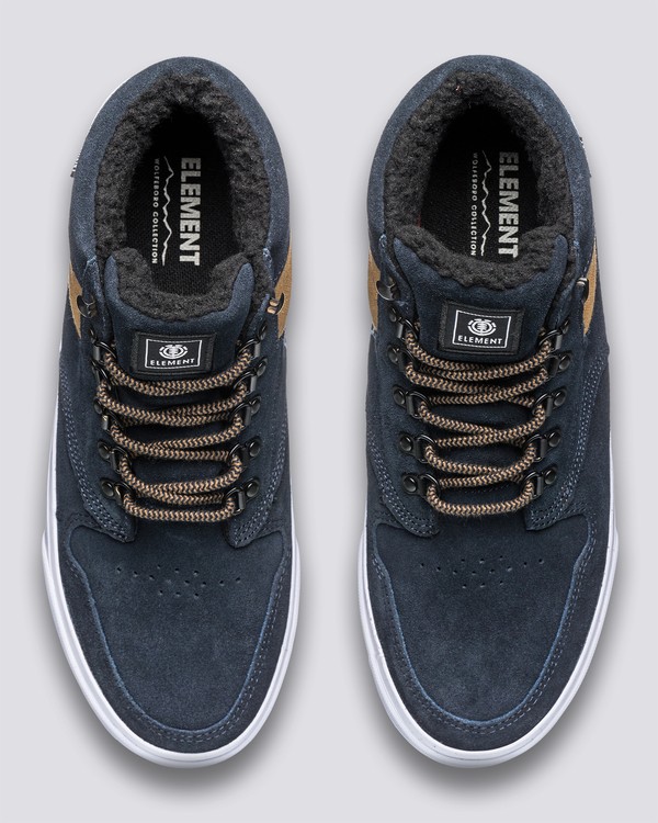 3 Wolfeboro Topaz C3 - Recycelte Bio-Mid-Top Schuhe für Männer Blau U6TM3101 Element