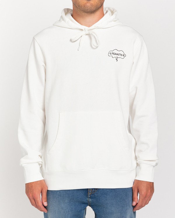 0 Peanuts Slide - Kapuzenpulli für Männer Weiss W1HOB2ELP1 Element