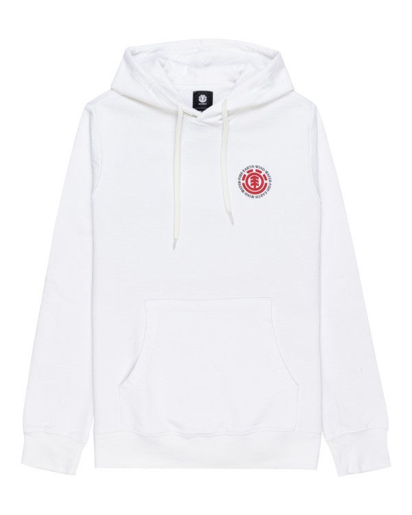 0 Seal - Sudadera con capucha para Hombre Blanco W1HOB8ELP1 Element