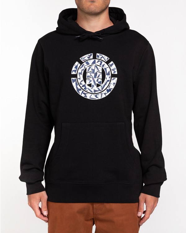 1 Ridge Icon - Kapuzenpulli für Männer Schwarz W1HOB9ELP1 Element