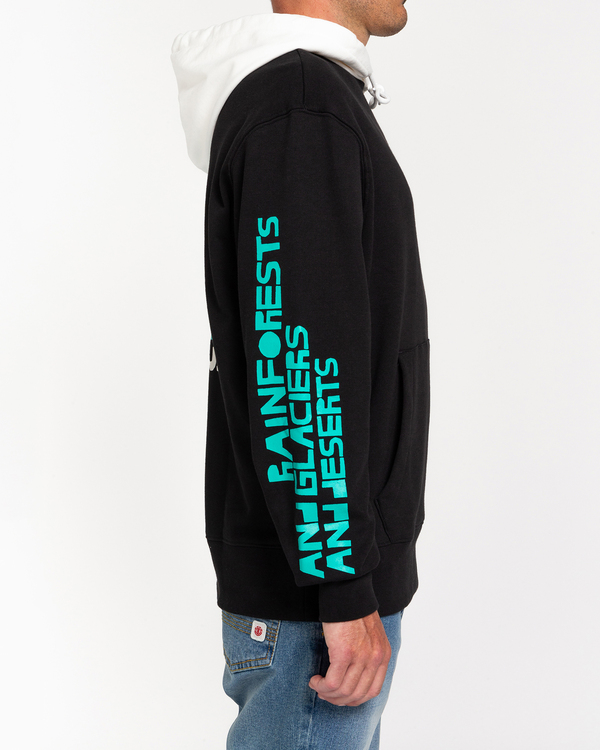 3 Fernando Elvira Summit Push - Sudadera con capucha para Hombre Negro W1HOD5ELP1 Element