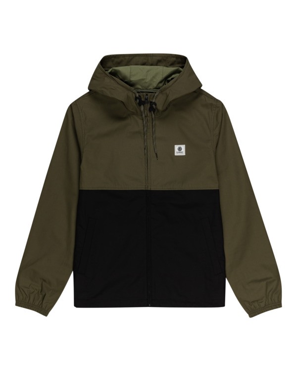 0 Wolfeboro Alder Light 2 Tones - Chaqueta ligera y resistente al agua para Hombre Negro W1JKC1ELP1 Element