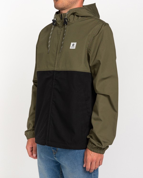 2 Wolfeboro Alder Light 2 Tones - Chaqueta ligera y resistente al agua para Hombre Negro W1JKC1ELP1 Element
