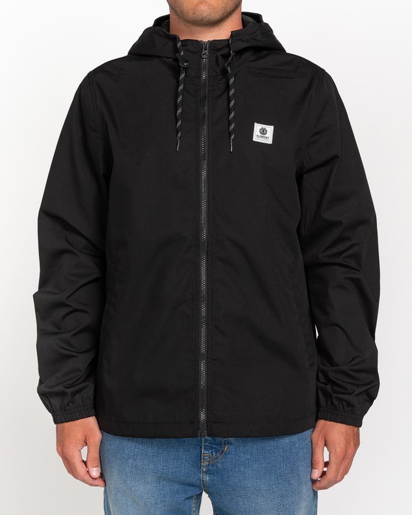 1 Wolfeboro Alder Light - Lightweight Water Resistant Jacket for Men Black W1JKC2ELP1 Element