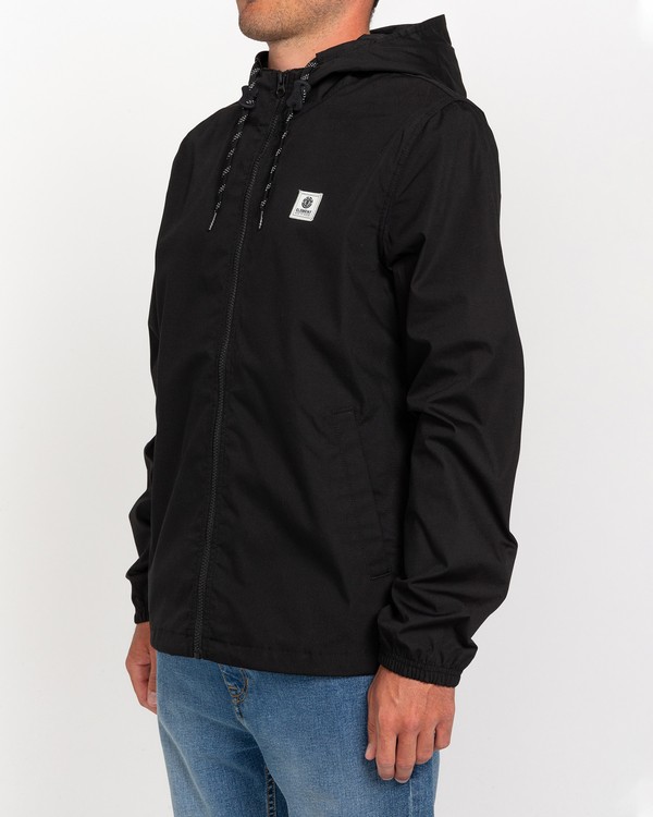 2 Wolfeboro Alder Light - Lightweight Water Resistant Jacket for Men Black W1JKC2ELP1 Element