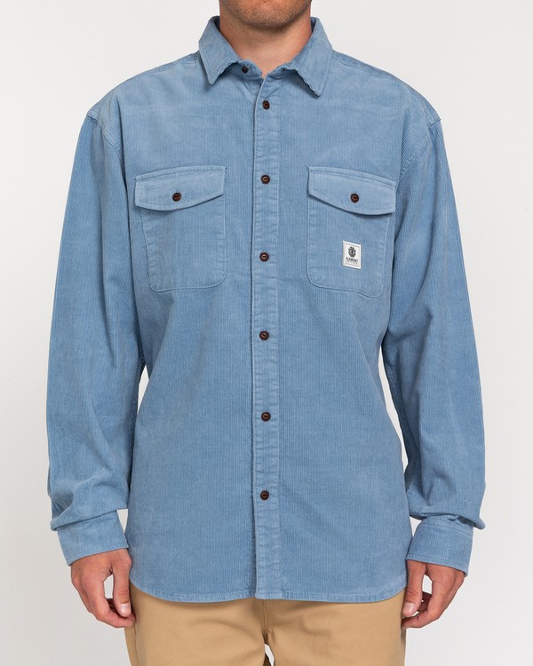1 Builder Corduroy - Camisa de manga larga para Hombre  W1SHC6ELP1 Element